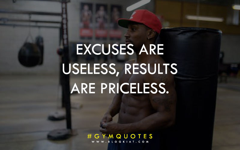 Motivational quotes for gym.